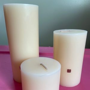 PartyLite Vanilla Citron trio set
